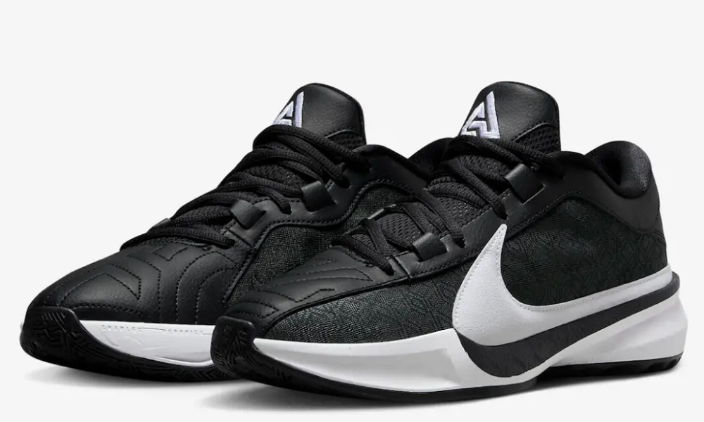 Giày Nike Zoom Freak 5 TB Black White DZ2946-001 - Ảnh 5