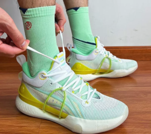 Alternative view of Giày Li-Ning 8 Premium Low Tops 'Green' ABAS015-1