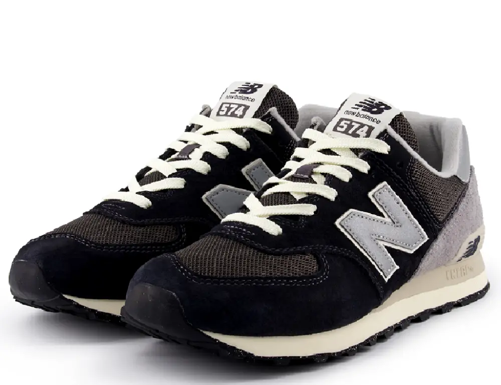 Giày New Balance 574 CNY Sneakers 'Black Grey White U574GM2 - Ảnh 4