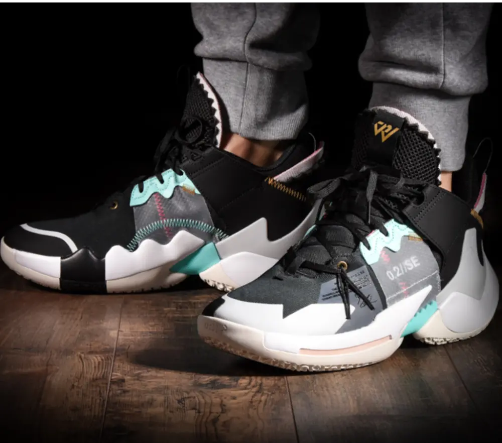 Alternative view of Giày Nike Air Jordan Why Not Zer0.2 SE 'Black' AQ3562-001