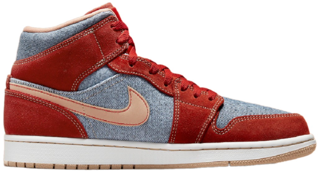 Giày Nike Jordan 1 Mid Denim Red DM4352-600