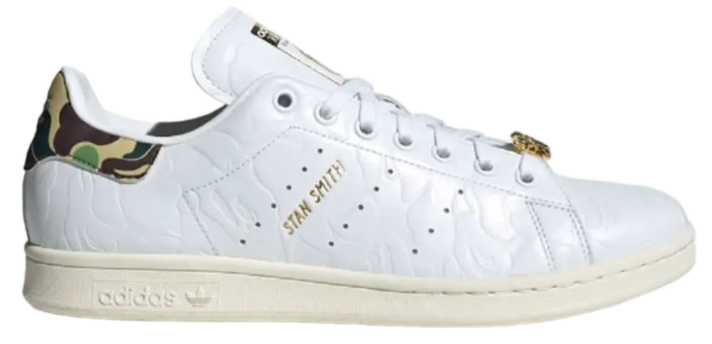 Giày Adidas Stan Smith Bape 30th Anniversary 'White' IG1115