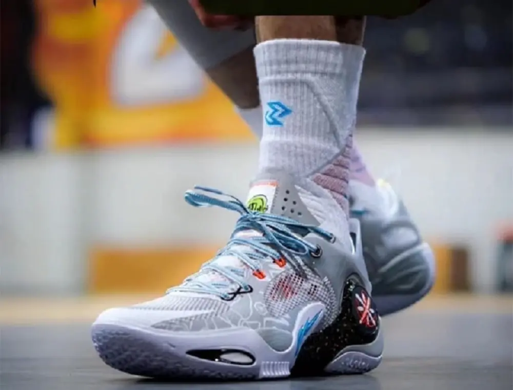 Alternative view of Giày Li-Ning Wade Fission 8 Panda ABPT029-3