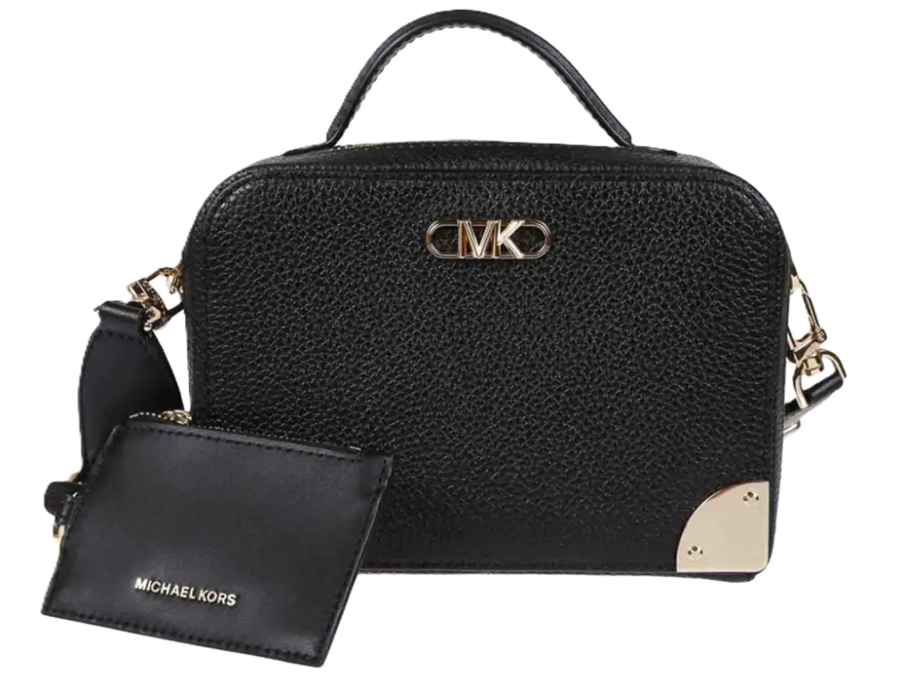 Túi Michael Kros Hammered Leather Bag 'Black' 32F3G9EC5L001