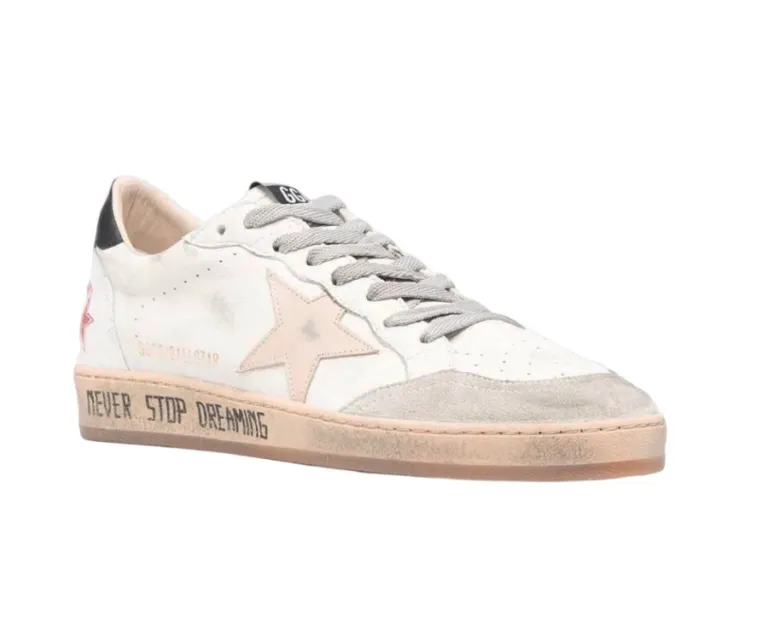 Giày Golden Goose Ball Star ‘White Pink’ GMF00117 F002510 10640 - Ảnh 3
