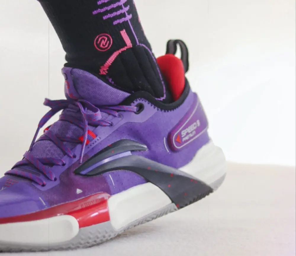 Giày Lining Speed 9 Premium ‘Purple Black’ ABAS071-3 - Ảnh 7