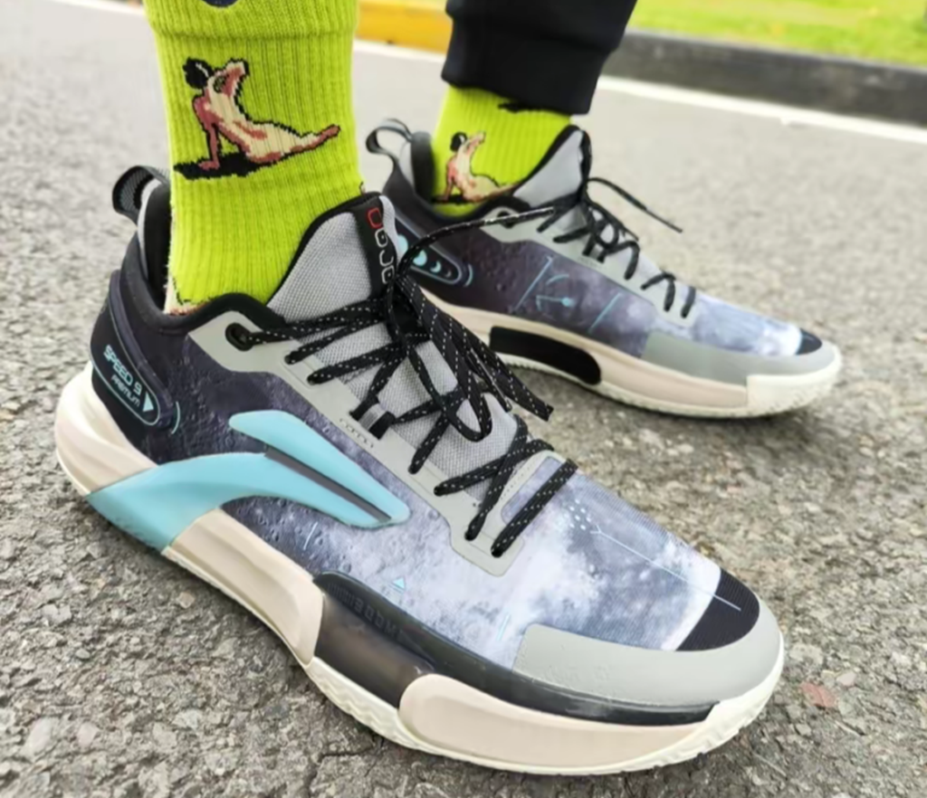 Giày Lining Speed 9 Premium ‘Moon’ ABAS071-6 - Ảnh 4