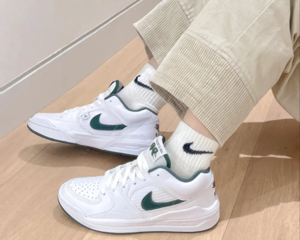 Giày Nike Air Jordan Stadium 90 ‘White Green’ FB2269-103 - Ảnh 5
