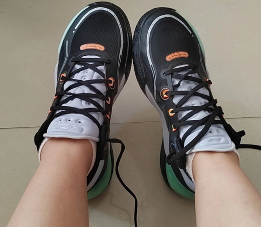 Giày Lining Yushuai 16 V2 ‘Black Green’ YKBT022-7 - Ảnh 2