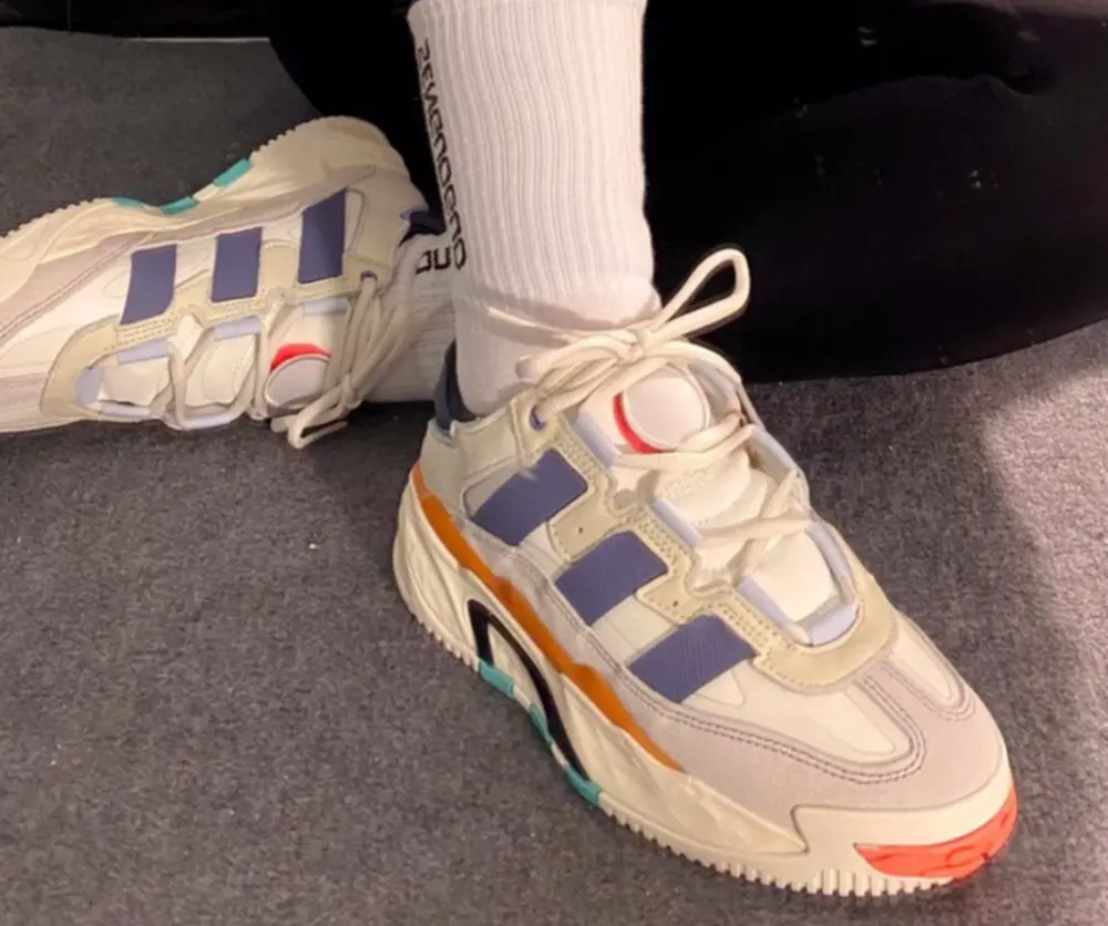 Alternative view of Giày Adidas Niteball ‘Cream White’ ID4087