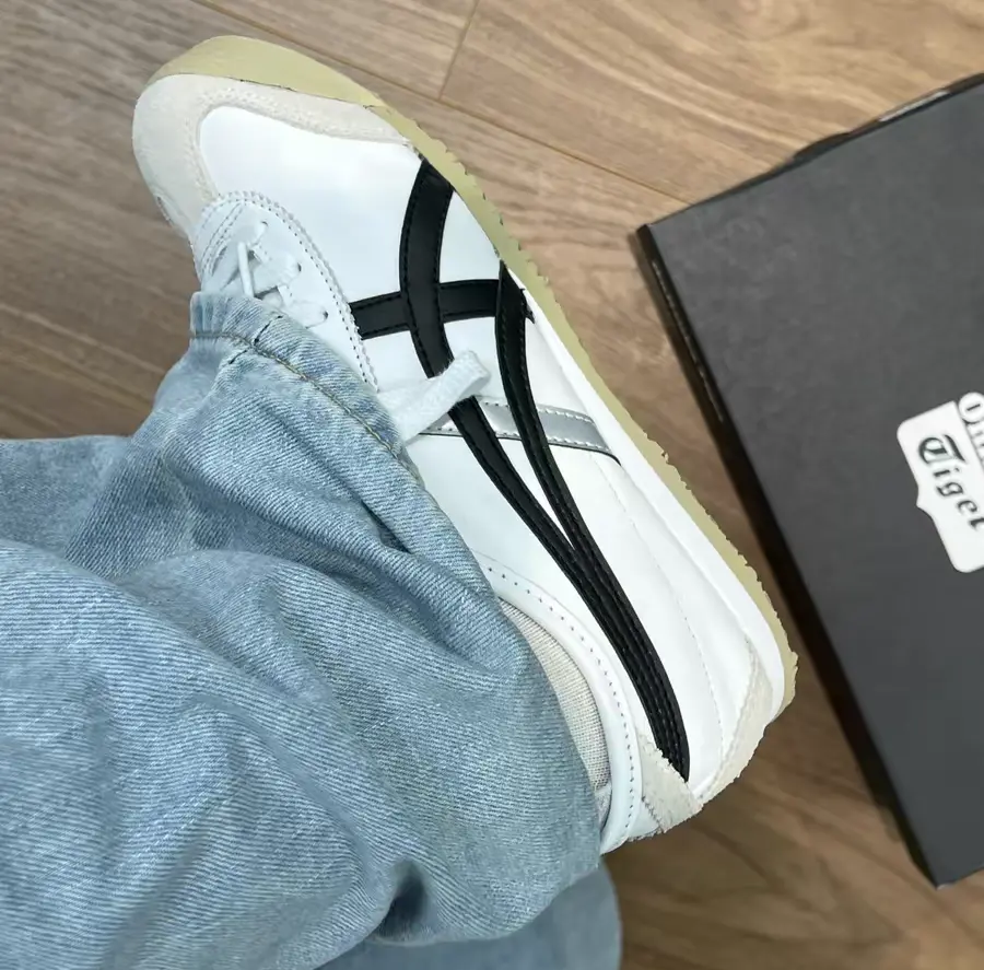 Giày Onitsuka Tiger Mexico 66 ‘White Black’ DL408-0190 - Ảnh 4