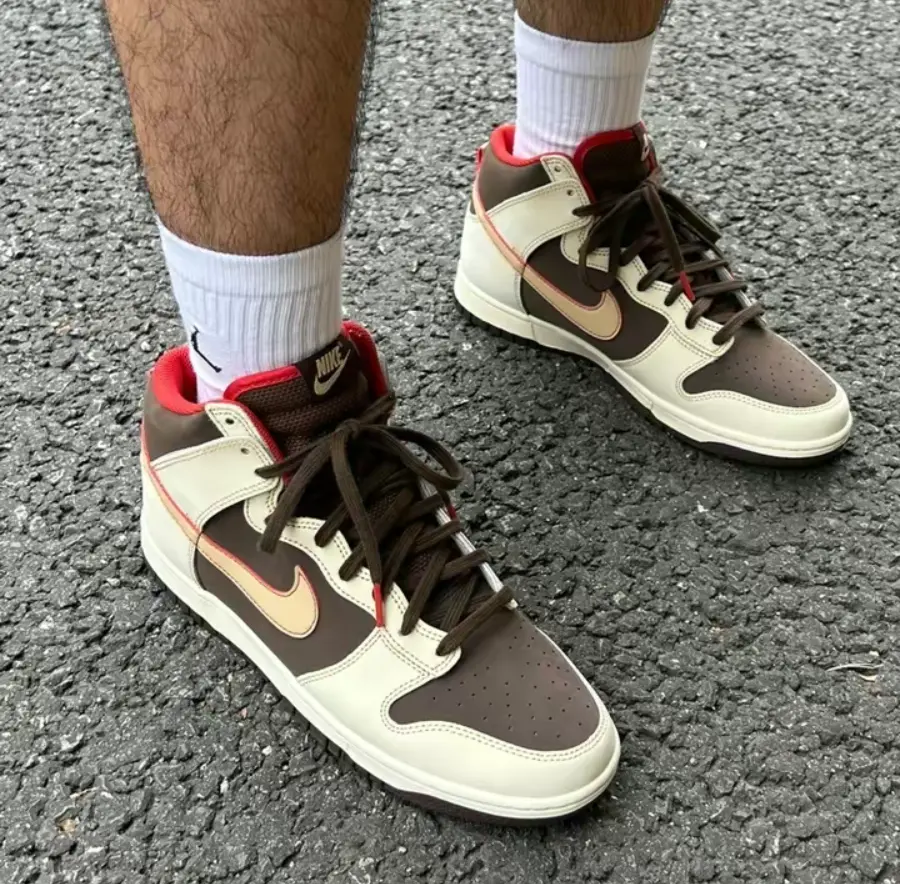 Giày Nike Dunk High SE Baroque Brown FB8892-200 - Ảnh 8