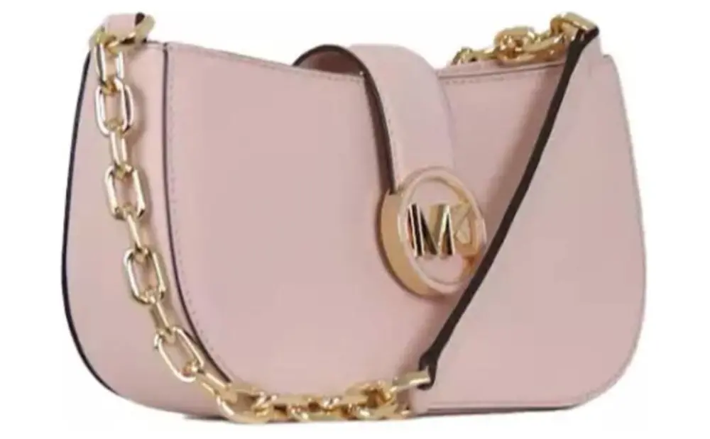 Alternative view of Túi Michael Kors MK Carmen Small Pouchette In 'Powder Blush' 35F2GNMC0L-648