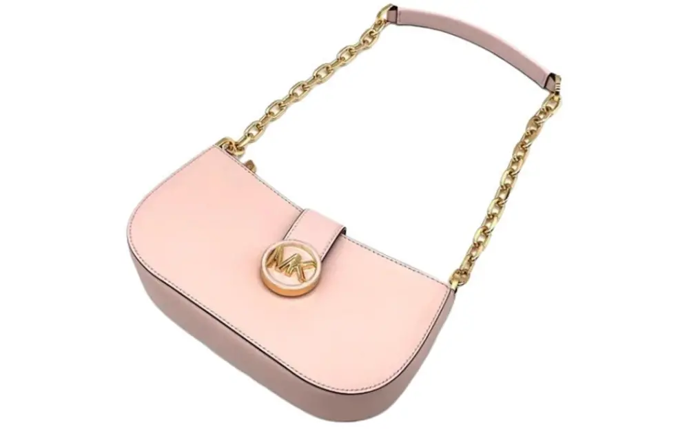 Túi Michael Kors MK Carmen Small Pouchette In 'Powder Blush' 35F2GNMC0L-648 - Ảnh 3