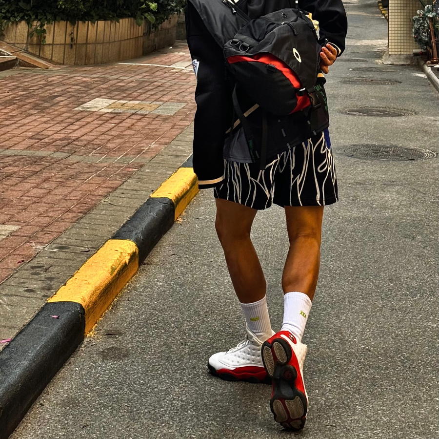 Giày Nike Air Jordan 13 Retro GS White/Black/Red 414574-122 - Ảnh 7