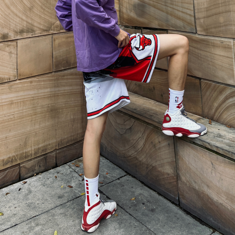 Giày Nike Air Jordan 13 Retro GS White/Black/Red 414574-122 - Ảnh 5