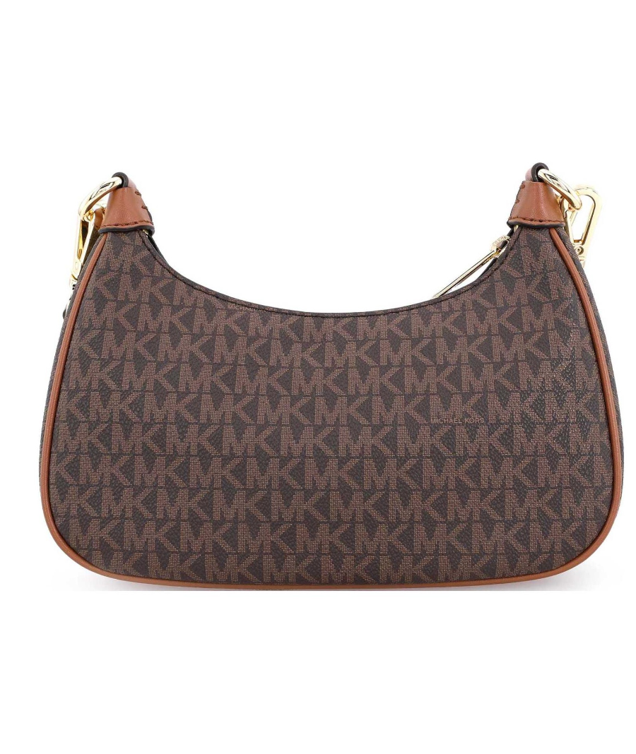 Túi Michael Kors MK Cora Medium Zip Pouchette "Brown" 35S2G4CU1B-200 - Ảnh 3