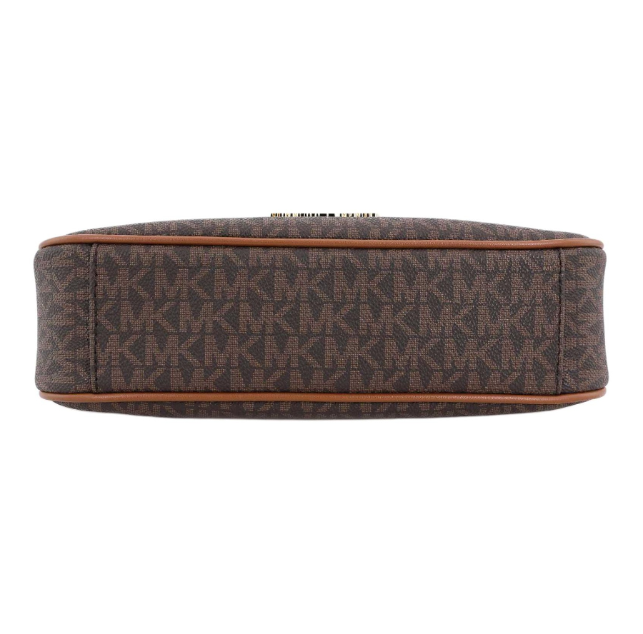 Túi Michael Kors MK Cora Medium Zip Pouchette "Brown" 35S2G4CU1B-200 - Ảnh 4