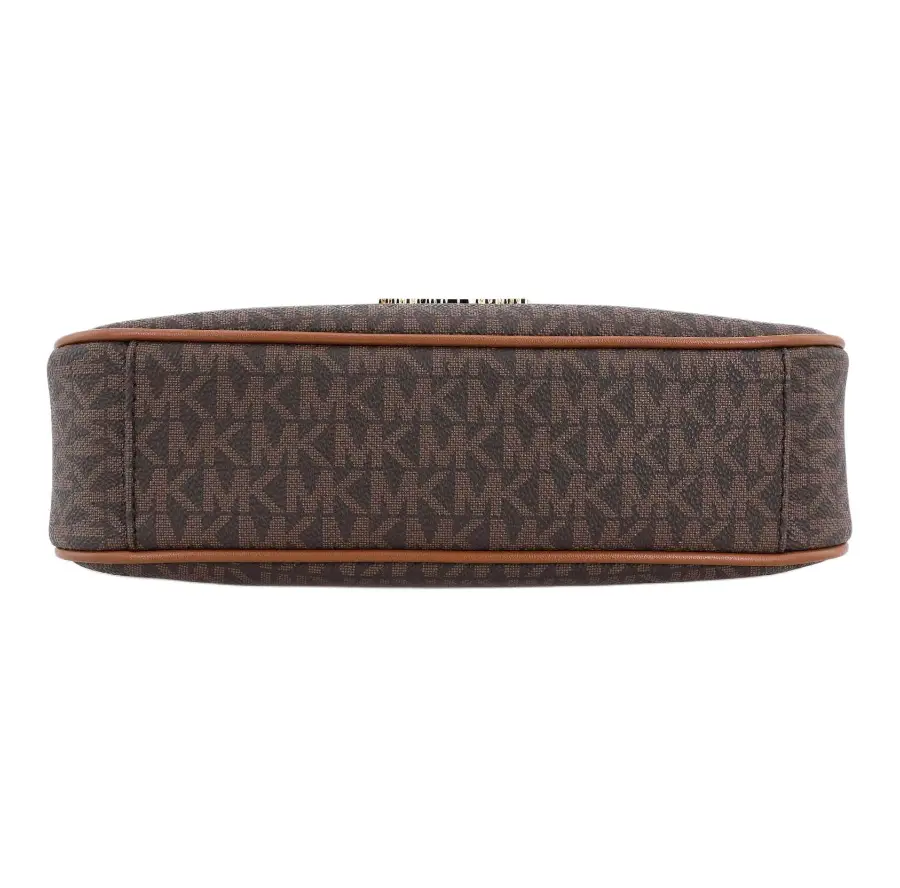 Túi Michael Kors MK Cora Medium Zip Pouchette "Brown" 35S2G4CU1B-200 - Ảnh 4