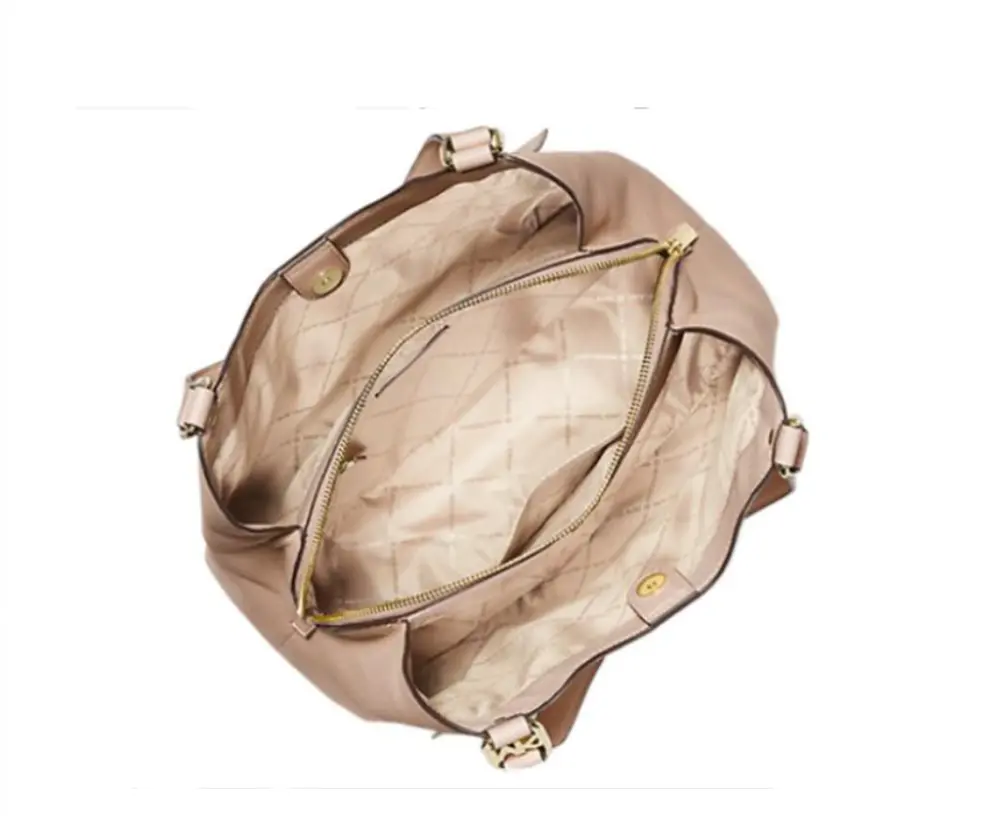 Alternative view of Túi Michael Kors Arlo Large Pebbled Leather Shoulder Bag Buff 'Gold Buff' 35S3GW7L7I-230
