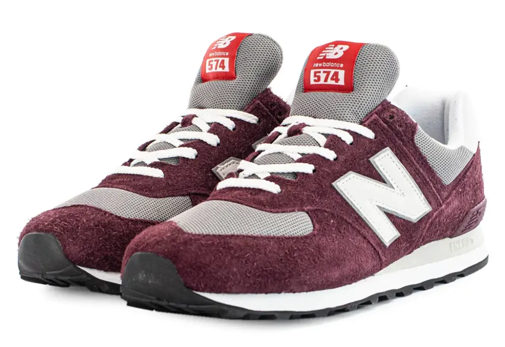 Giày New Balance 574 Claret White U574BGH - Ảnh 4