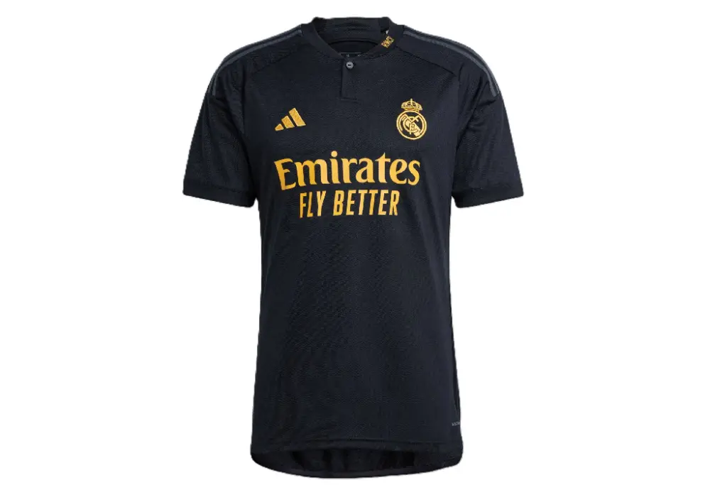 Áo Adidas Real Madrid 23/24 Thrid Jersey ‘Black’ IN9846