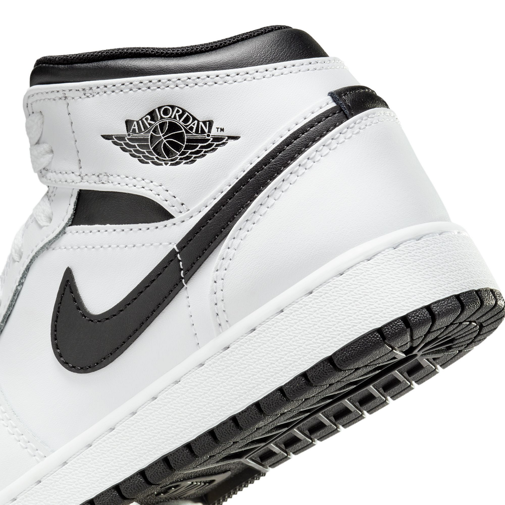 Giày Nike Jordan 1 Mid "Reverse Panda" Black White DQ8423-132 - Ảnh 5