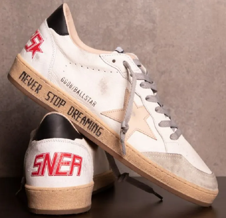 Giày Golden Goose Ball Star ‘White Pink’ GMF00117 F002510 10640 - Ảnh 4