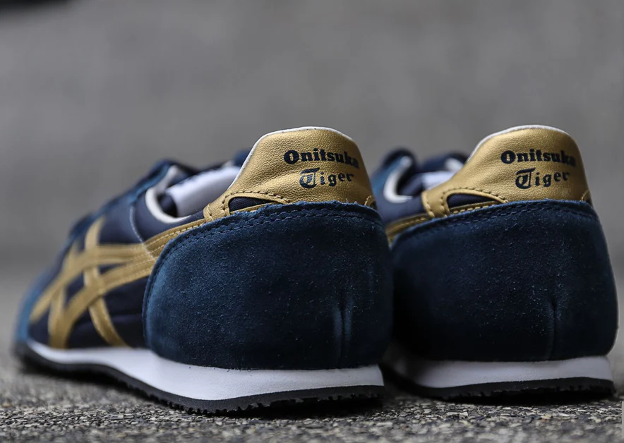Giày Onitsuka Tiger Serrano ‘Navy Gold’ D109L-5094 - Ảnh 2