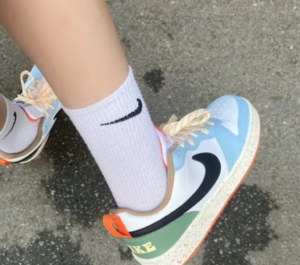 Alternative view of Giày Nike Court Borough Low 2 ‘Black Sail Alabaster’ DX6052-101