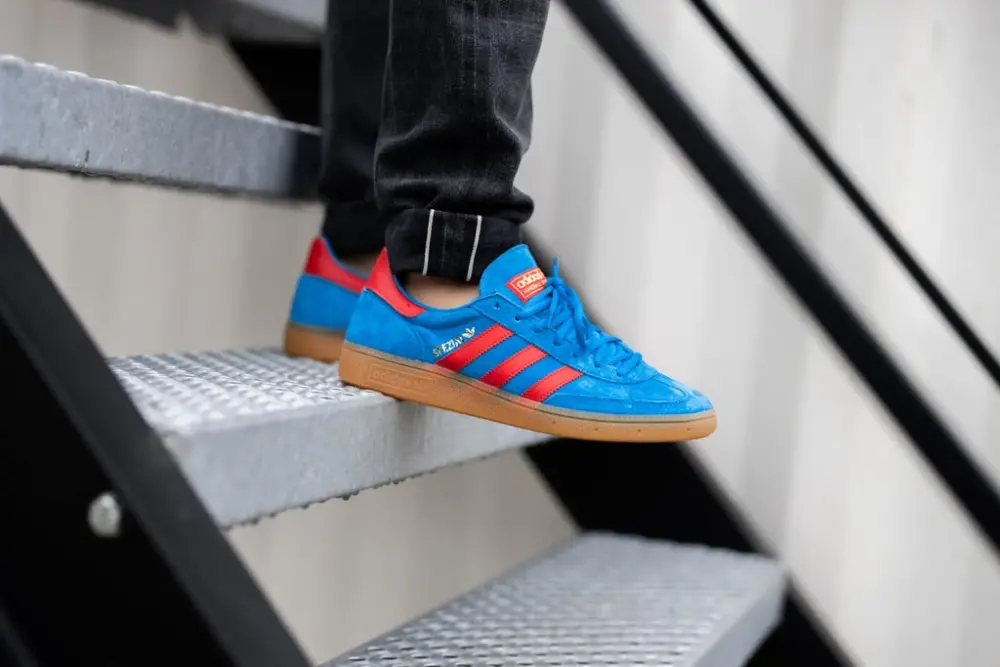 Giày Adidas Handball Spezial 'Bright Blue & Vivid Red' FX5675 - Ảnh 7