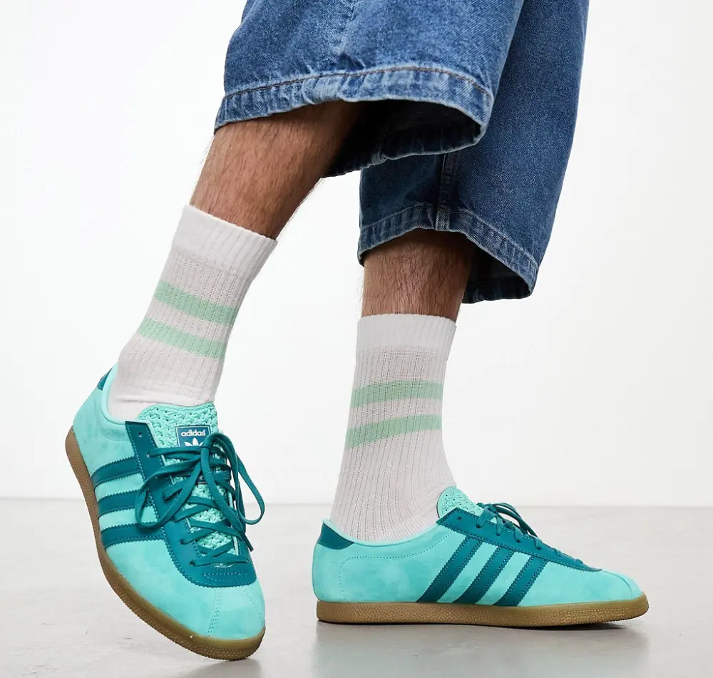 Alternative view of Giày Adidas London 'Terrace Pack Flash Aqua' IG8258