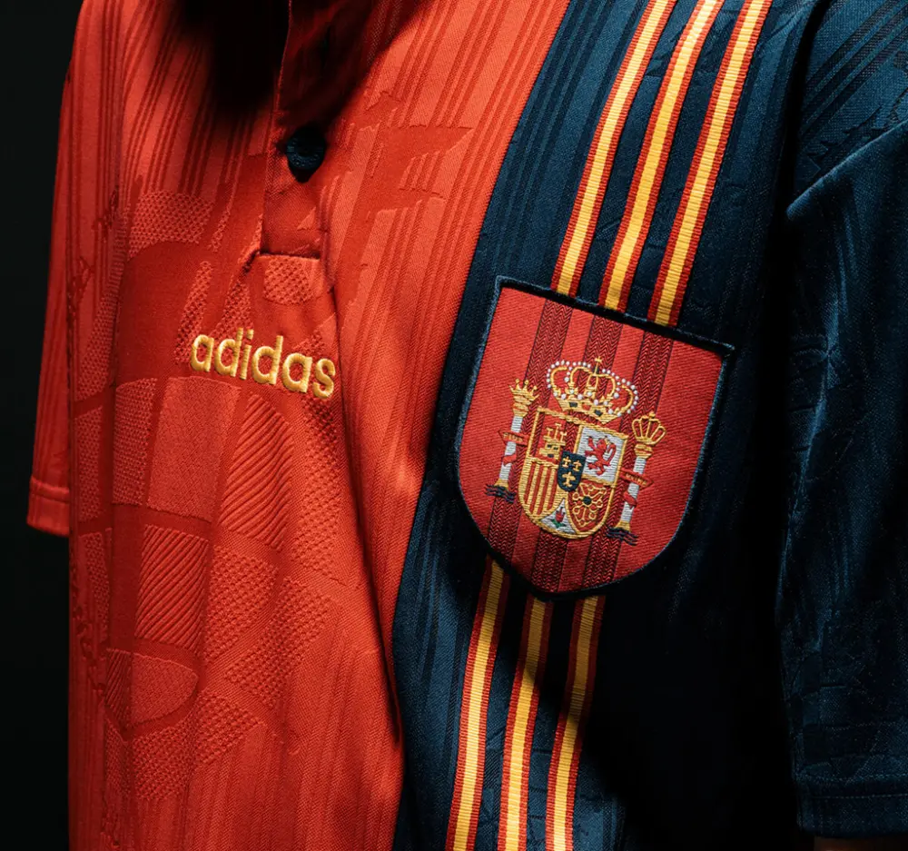 Áo Adidas Spain 1996 Home Jersey ‘Bold Red’ IT7754 - Ảnh 3