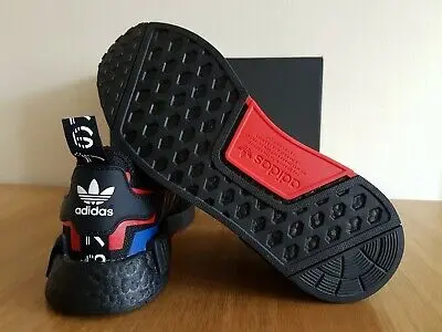Alternative view of Giày Adidas NMD R1 ‘Olympic Pack Black’ FY1434