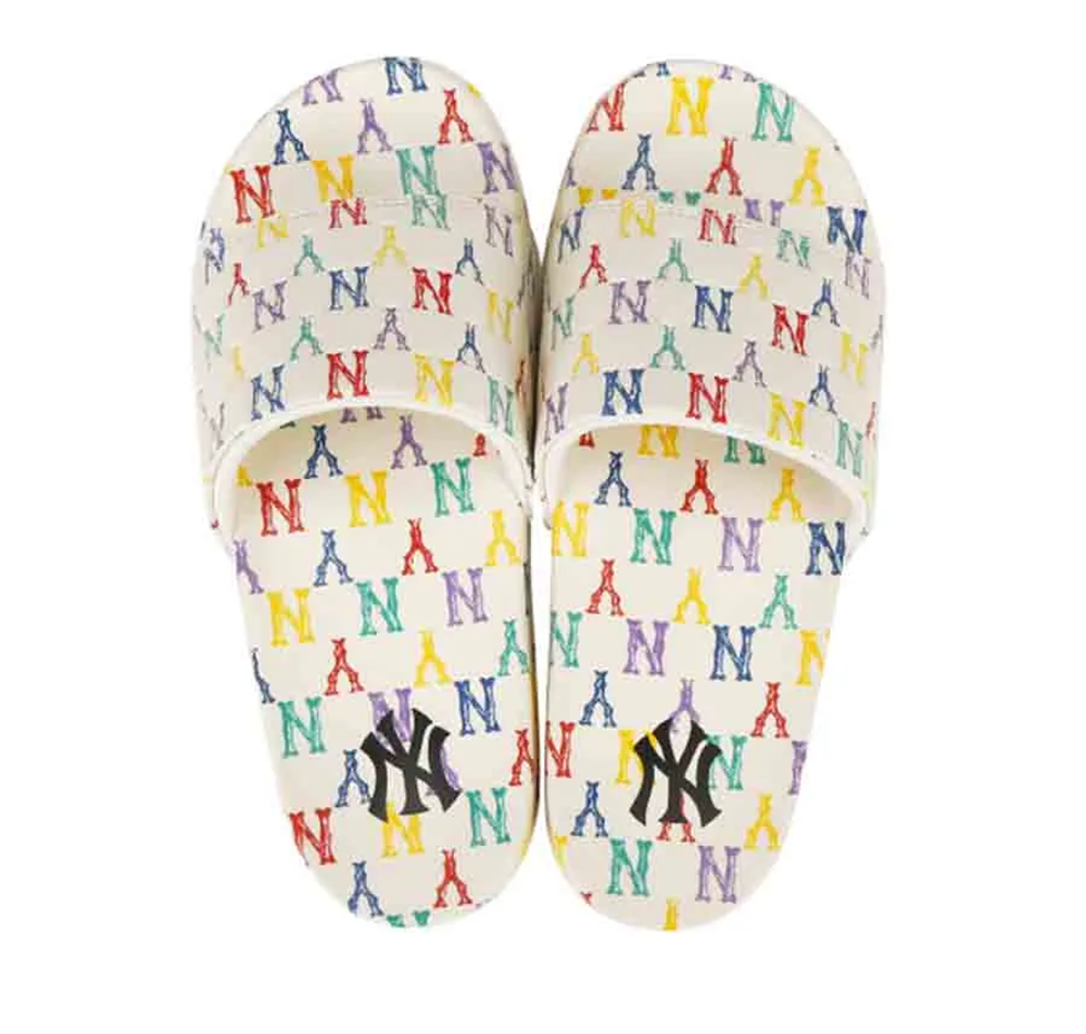 Dép MLB New Mound Monogram New York Yankees 32SHHM111-50W - Ảnh 6