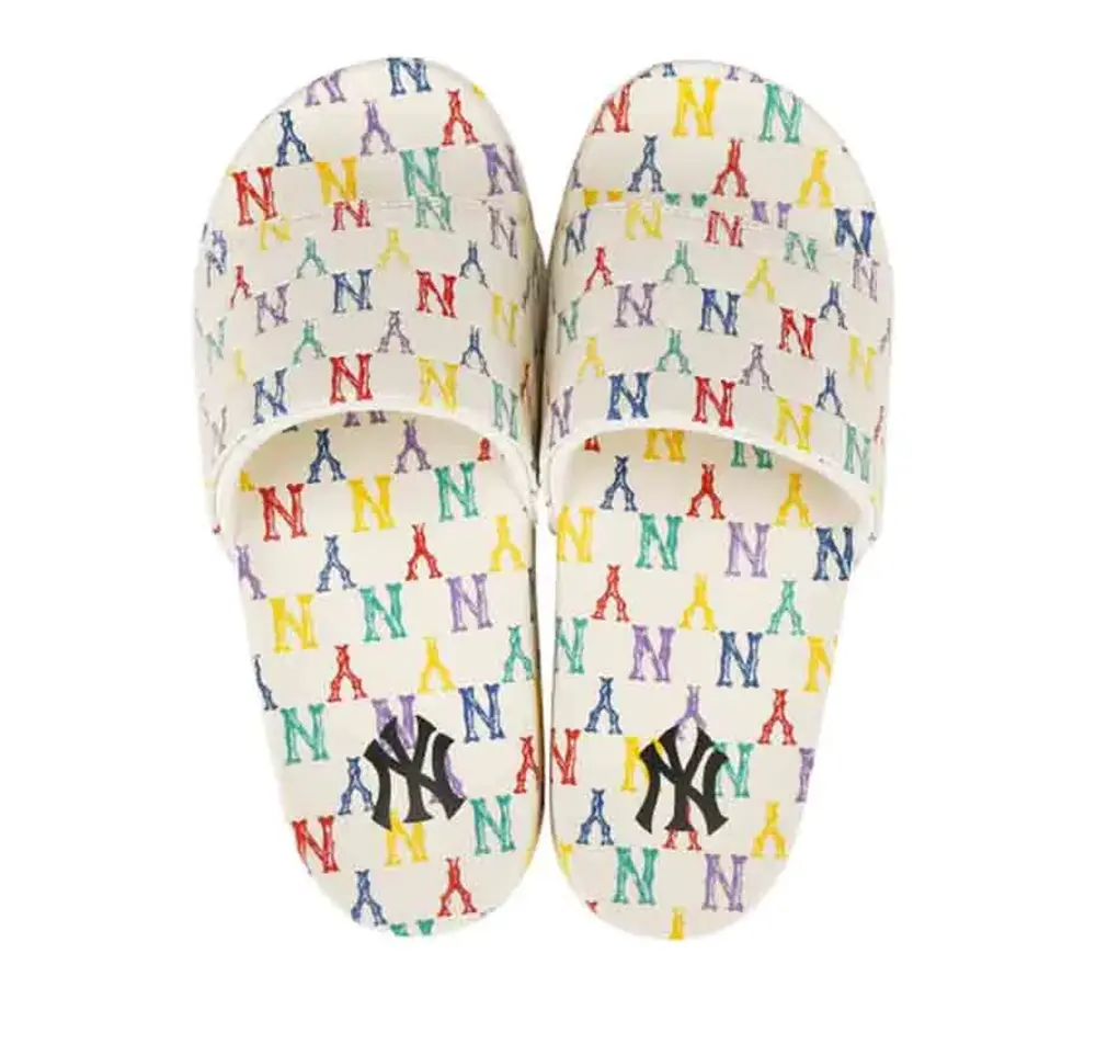 Dép MLB New Mound Monogram New York Yankees 32SHHM111-50W - Ảnh 6