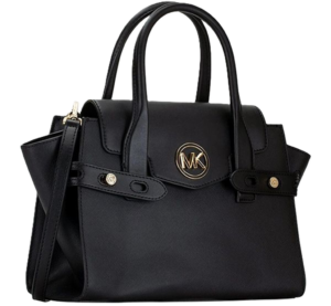 Alternative view of Túi Michael Kors MK Carmen MD Flap Satchel 'Black' 35S2GNMS8L-001