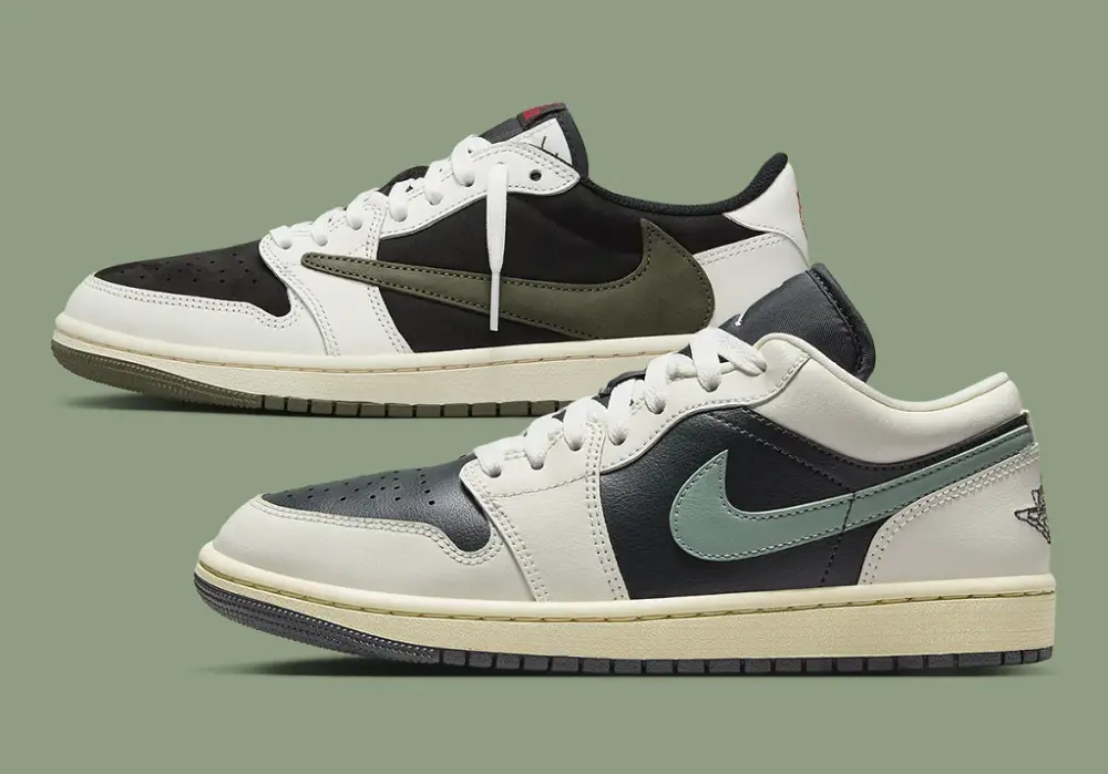 Alternative view of Giày Nike Jordan 1 Low ‘Jade Smoke’ DC0774-001