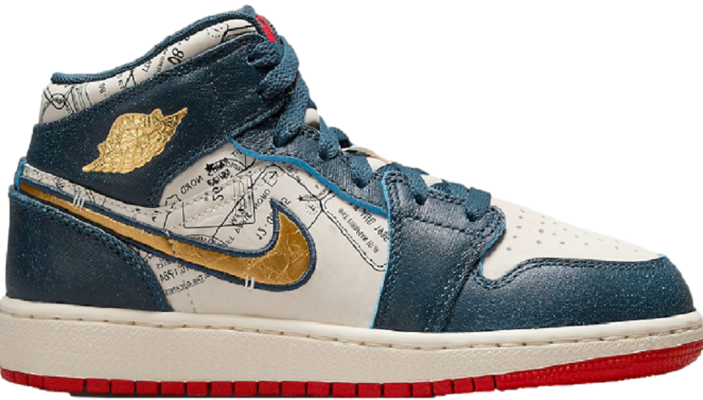 Giày Nike Air Jordan 1 Mid GS Take Flight FN1353-400