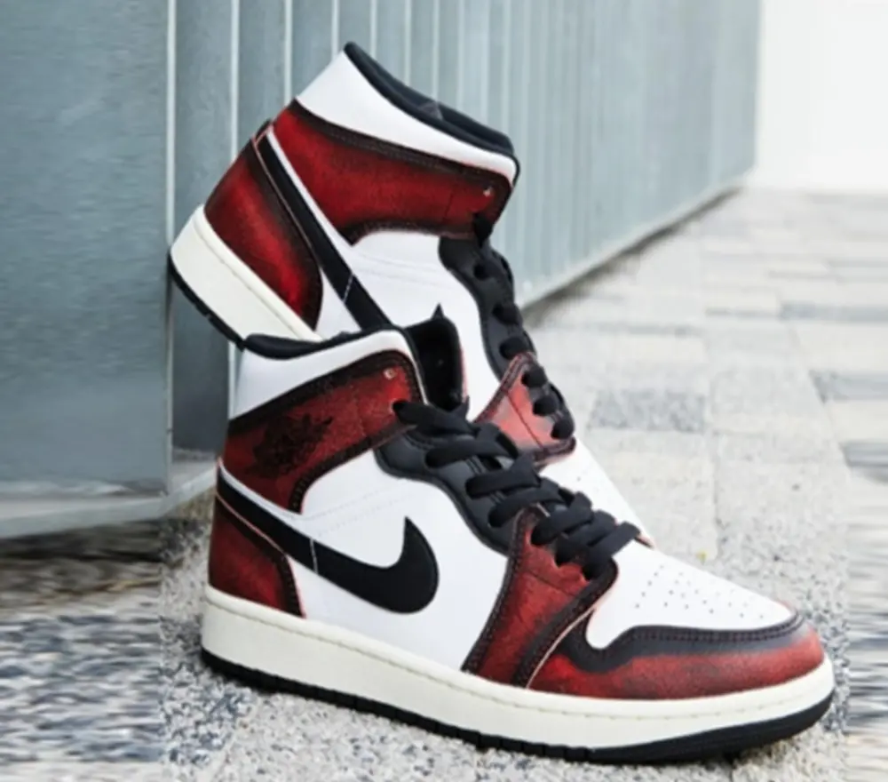 Giày Nike Air Jordan 1 Mid ‘Wear Away Chicago’ DV9565-006 - Ảnh 3