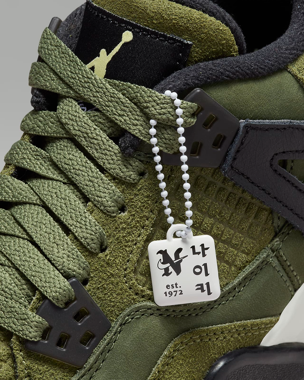 Giày Air Jordan 4 Retro SE GS 'Craft - Olive' FB9928-200 - Ảnh 5