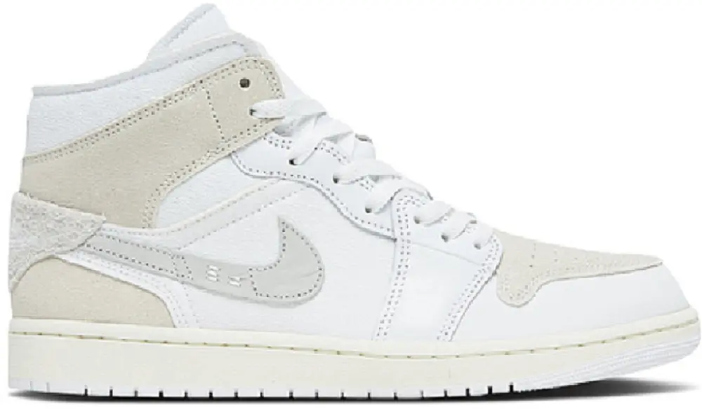 Giày Nike Air Jordan 1 Mid Se Craft "White" DM9652-120