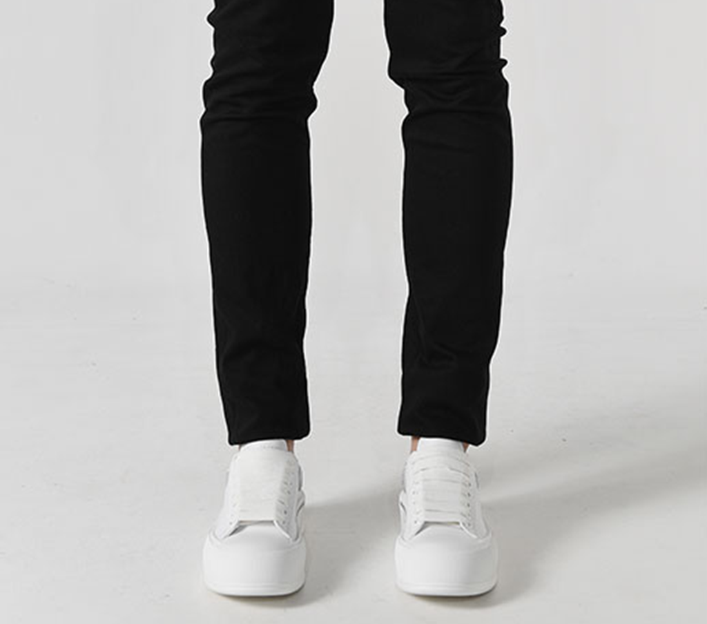 Giày Alexander McQueen Deck Lace-Up Plimsoll 'White Silver' 682410-WIB67-9485 - Ảnh 4