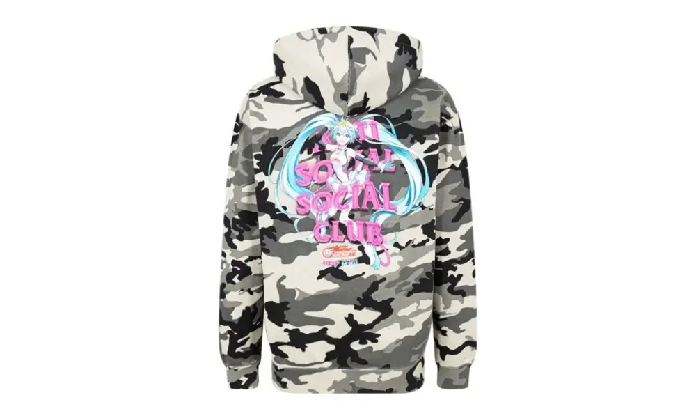 Alternative view of Áo ANTI SOCIAL SOCIAL CLUB Hatsune Miku Hoodie 'Good Smile Racing' AS0275CAMO