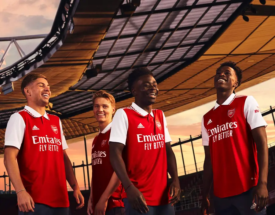 Áo Adidas Arsenal 22/23 Home Jersey ' Scarlet White' H35903 - Ảnh 4