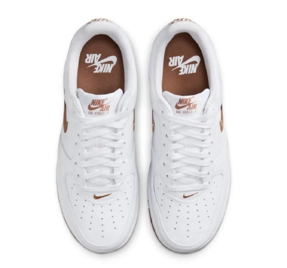 Giày Nike Air Force 1 Jewel 'Color of the Month White Bronze' FN5924-103 - Ảnh 4