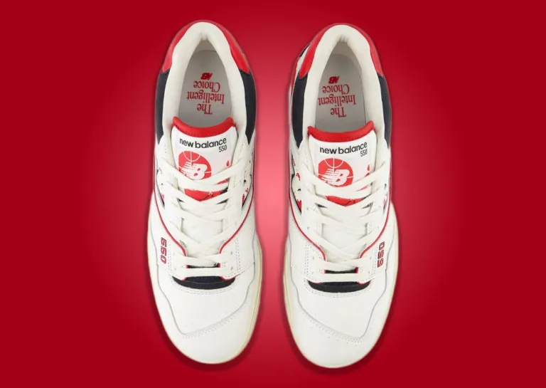 Giày New Balance 550 Vintage Pack ‘Red’ BB550VGA - Ảnh 3