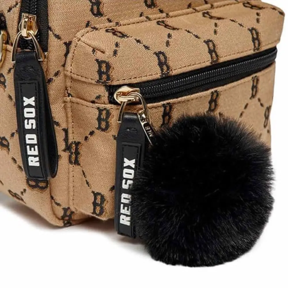 Balo MLB Mini Monogram Jacquard ‘Brown’ 7ABKM032N-43BGS - Ảnh 3