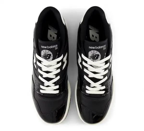 Giày New Balance 550 Black Sea Salt Patent BB550YKG - Ảnh 6