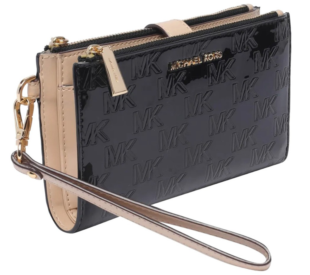 Túi Michael Kros Jet Set Wallet Polyurethane 'Black' 32H3GJ6W4O-BLACK - Ảnh 3